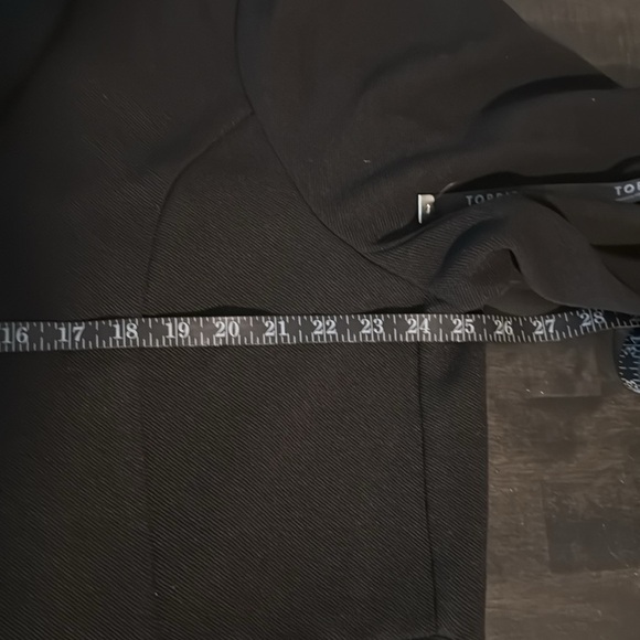 Skies are Blue Black Contrast Scrunch Cuff Knit Blazer Size 3X - Picture 8 of 9